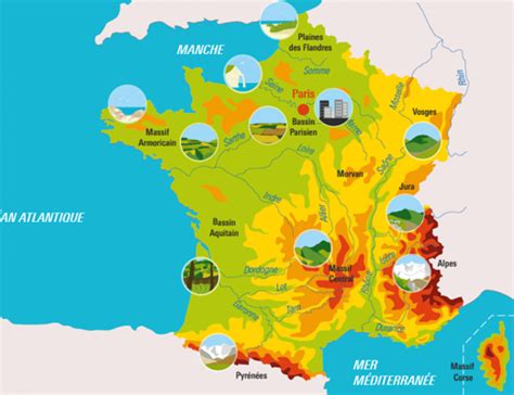 Diversité des paysages français