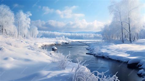 Paysage hivernal québécois
