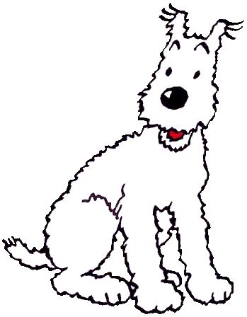 Milou, le fox-terrier de Tintin