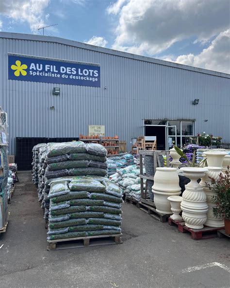 Logo Au Fil des Lots et produits de jardinage en déstockage