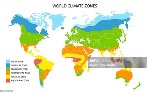 Carte géographique des zones climatiques sud-africaines