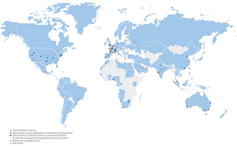 Carte du monde illustrant la présence internationale de Gautier Semences