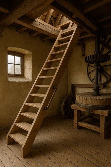 Échelle de meunier transformée en jardinière étagée