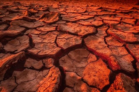Surface de terre craquelée et dure avec du marc de café mal incorporé