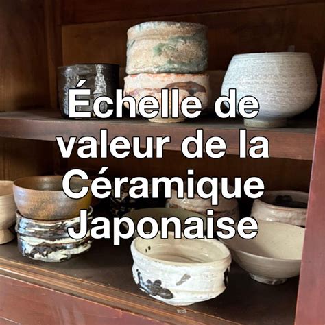 Exemple de céramique japonaise mettant en valeur l'esthétique wabi-sabi