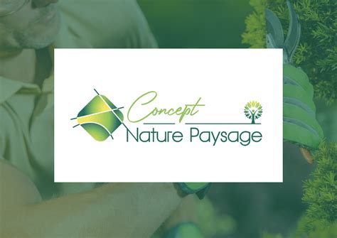 Esquisse conceptuelle d'un logo de paysagiste moderne