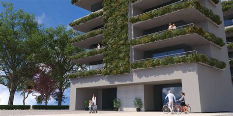 Illustration d'un balcon urbain végétalisé avec des jardinières suspendues à différents niveaux