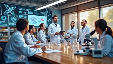Image symbolisant l'espoir et la collaboration scientifique