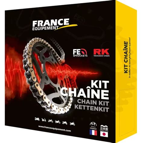 Composition d'un kit chaîne moto