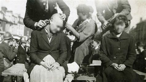 La honte et l'isolement des femmes tondues
