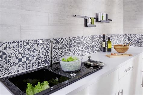 Exemple de crédence en dalles PVC