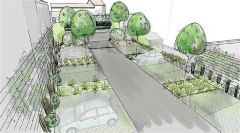 parking végétalisé vue aérienne