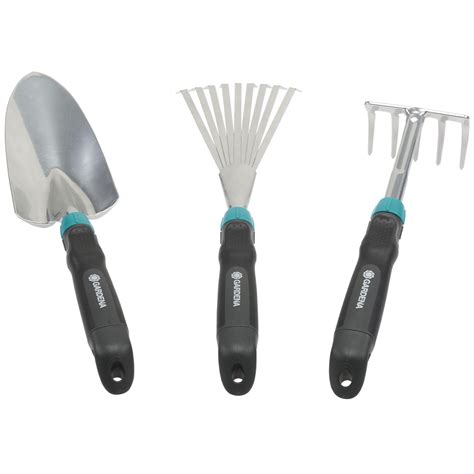 Logo GARDENA et outils de jardinage