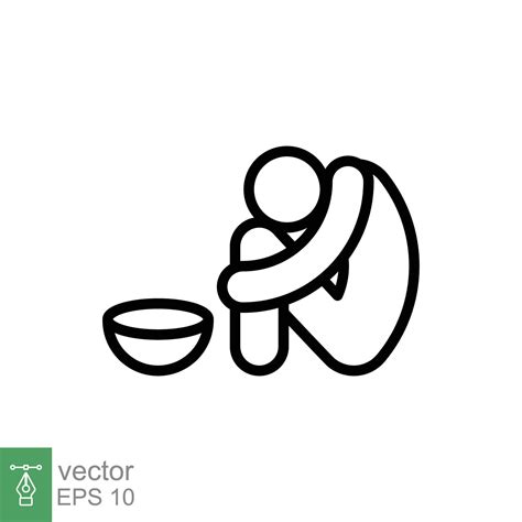 Illustration du concept de misère et de colère sociale