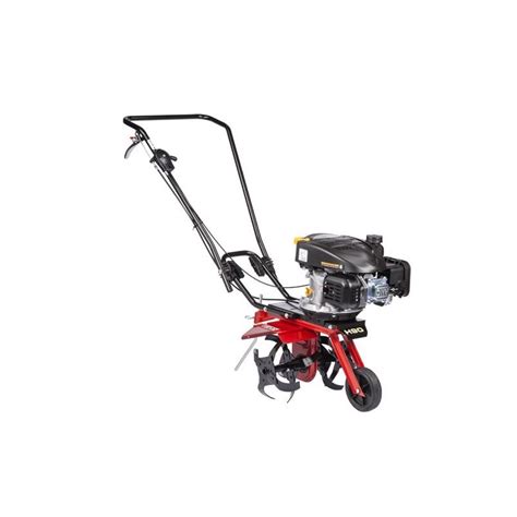 Motobineuse Loncin au travail dans un potager