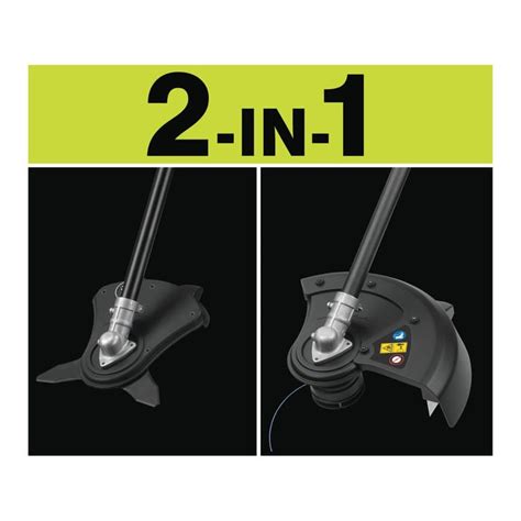 Vue d'ensemble de la débroussailleuse Ryobi RBC36X26B avec ses accessoires