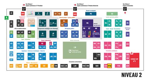 Plan du Salon du végétal à Nantes