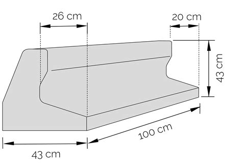 Exemple de modules de bordures chasse-roues