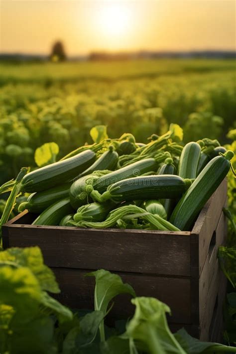 Panier de courgettes récoltées à différents stades de maturité