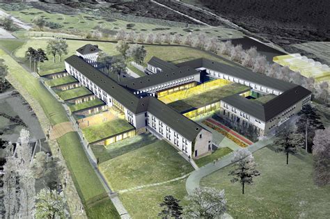 Vue aérienne du Lycée Agricole et Horticole de Saint-Germain-en-Laye