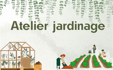 Un atelier de jardinage pour adultes au Lycée