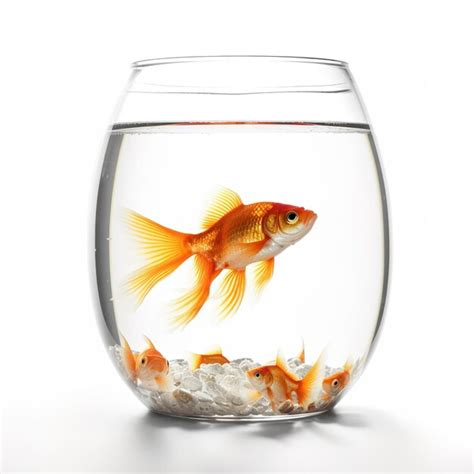 Photo d'un poisson nageant à travers le décor de bonsaï