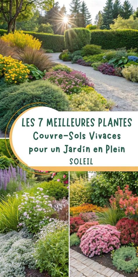 jardin paysager avec tapis de plantes vivaces couvre-sol