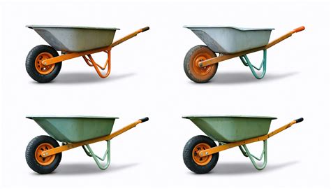 Schéma des différents types de châssis de brouette