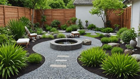 jardin zen moderne en Bretagne