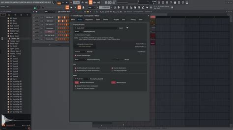 Fenêtre des réglages File Settings dans FL Studio
