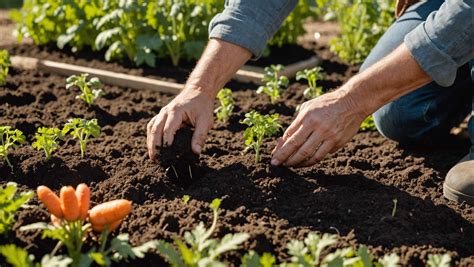 Préparation d'une planche de culture pour semis de carottes