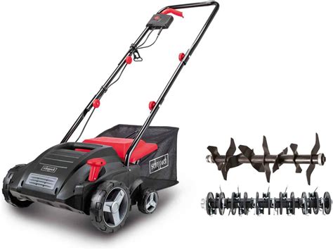 Scarificateur électrique en action