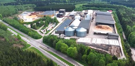 Usine de production de pellets ERDA à Bertrix