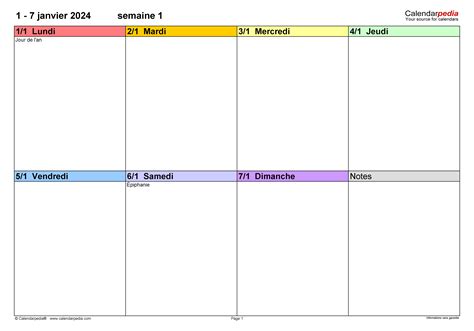 calendrier avec des plages horaires marquées