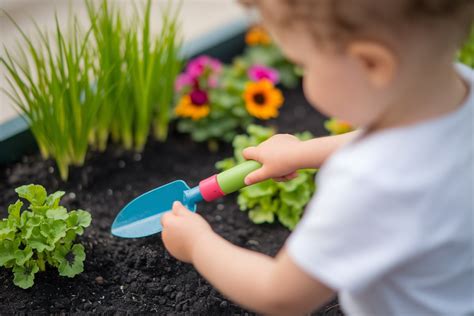 Outils de jardinage adaptés pour les enfants