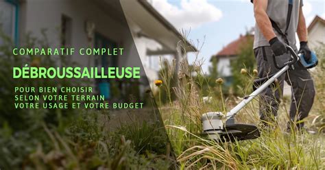 Tableau comparatif entre débroussailleuse thermique 31cm3 et débroussailleuse 36V Lithium