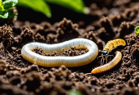 Illustration montrant les nématodes comme solution biologique contre les vers blancs