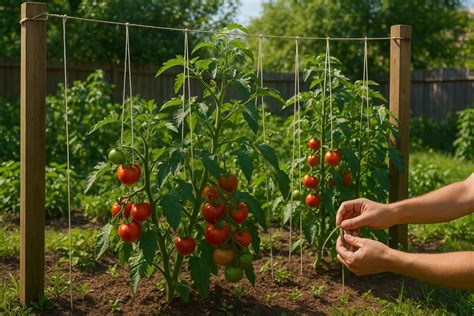 Enfant aidant à planter un tuteur décoré dans un potager urbain