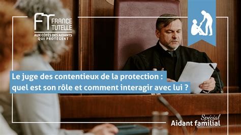 Schéma illustrant le lien entre le juge des contentieux de la protection, le tuteur et la personne protégée