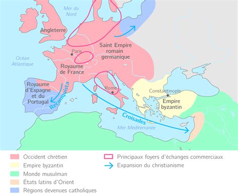 Représentation abstraite de l'orient et l'occident