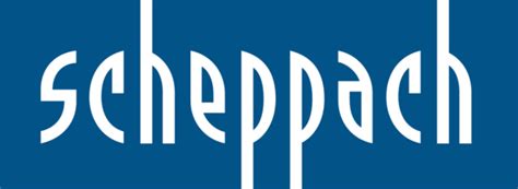Logo Scheppach avec des outils de jardin