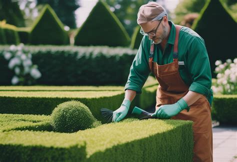 Jardin entretenu avec soin par des professionnels