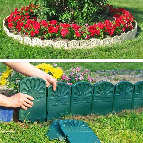 Bordures de jardin en plastique