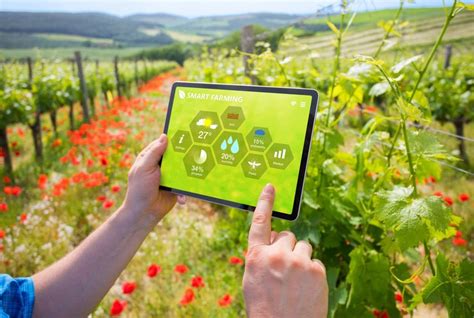 Interface de gestion agricole et croissance des plantes