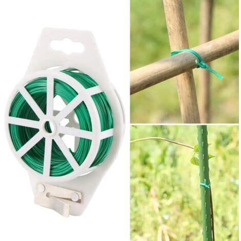 Exemples d'attaches souples pour jardinage