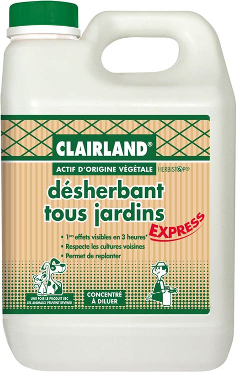 Schéma explicatif illustrant la différence d'action entre un désherbant total et un désherbant sélectif sur une zone de pelouse