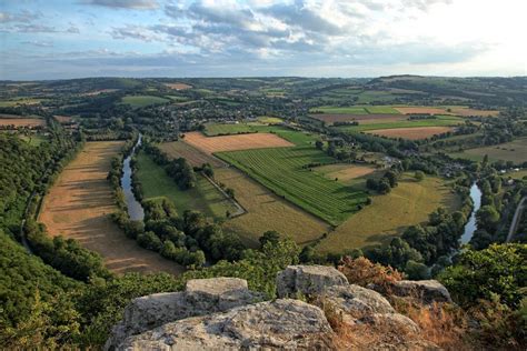 Photographie d'un alignement de trognes dans un paysage bocager typique