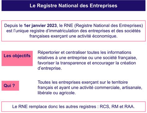Schéma explicatif des registres publics français (Sirene, RNE, RNA) et leur interconnexion