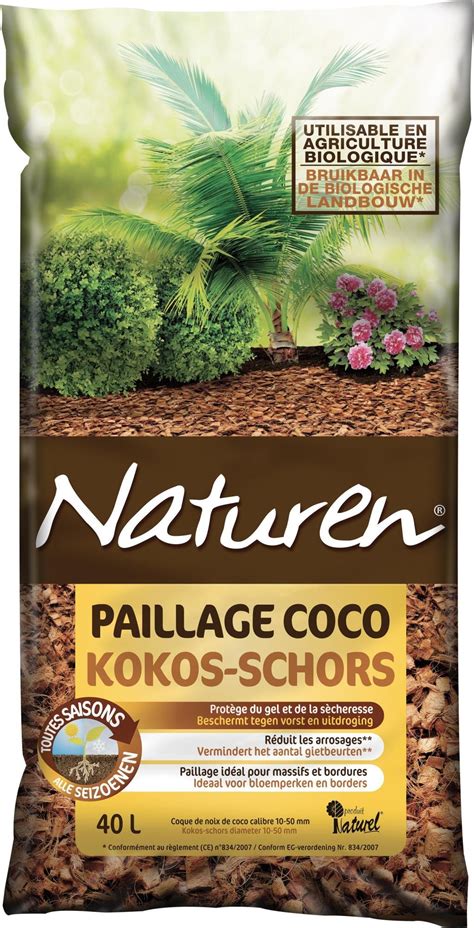 Comparaison des formes de paillis de coco disponibles