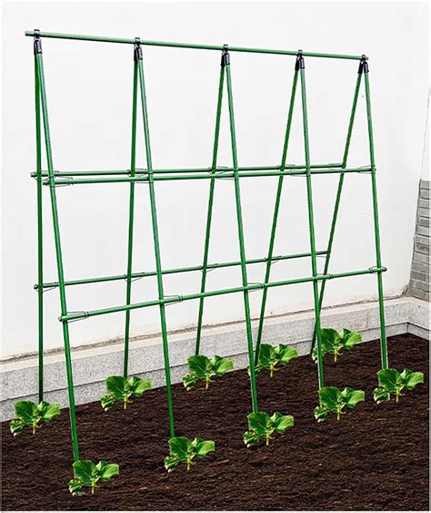 Schéma de construction d'une structure de tuteur pour concombres